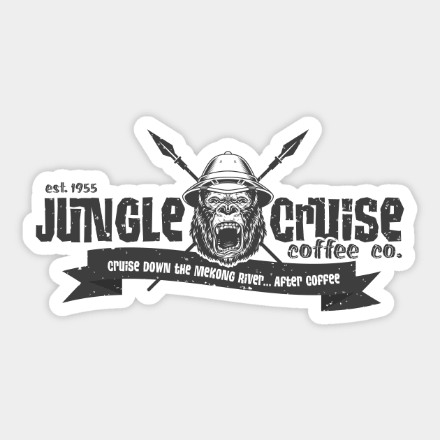 Jungle Cruise Coffee Company Sticker by AZTEdesigns